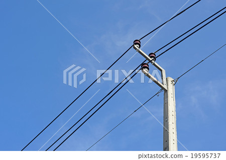 High voltage electric pole High voltage electric pole 19595737