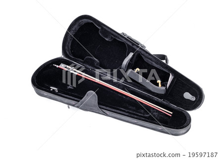 Blank violin case on white. Blank violin case on white. 19597187