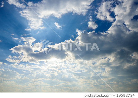 Ray of lights through the clouds Ray of lights through the clouds 19598754