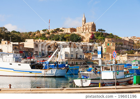 Port of Mgarr on the small island of Gozo, Malta. Port of Mgarr on the small island of Gozo, Malta. 19601196