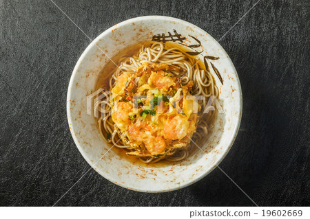 常見的天堂蕎麥麵日本料理天婦羅蕎麥麵很有名 19602669
