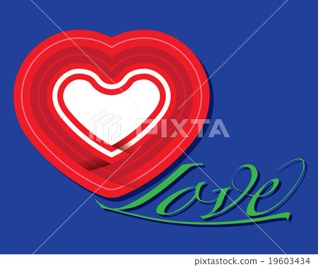 Love Heart Vector illustration for your design. 19603434
