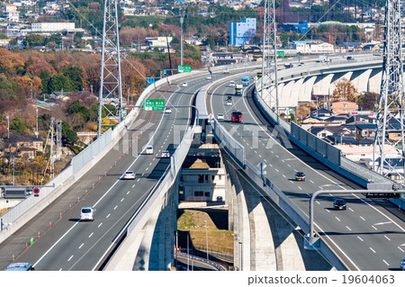 [靜岡縣]新東名高速公路和新富士國際線附近 19604063