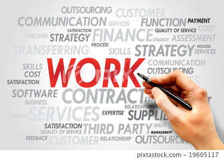 WORK word cloud WORK word cloud 19605117