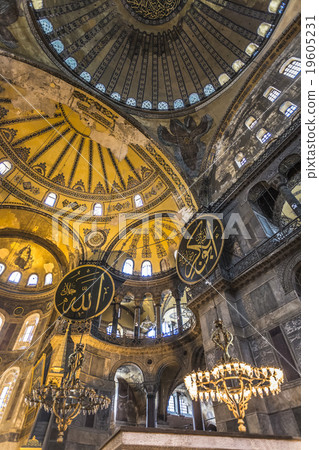 The Hagia Sophia in Istanbul, Turkey. 19605231