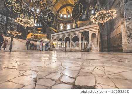 The Hagia Sophia in Istanbul, Turkey. 19605238