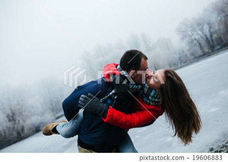 Young beautiful couple having fun Young beautiful couple having fun 19606883