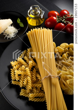 Pasta with ingredients Pasta with ingredients 19607153