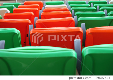 Seats on the stadium 19607624