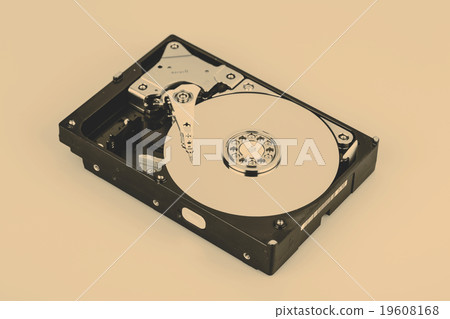 Hard disk drive HDD isolated on white background 19608168