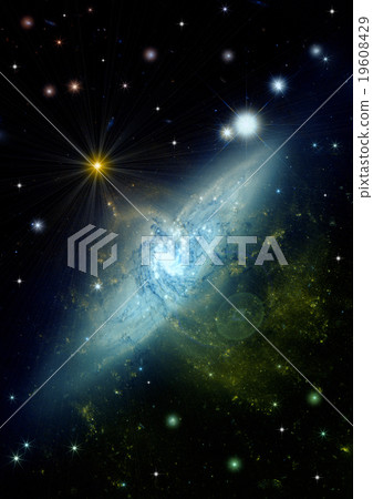 galaxy in a free space galaxy in a free space 19608429