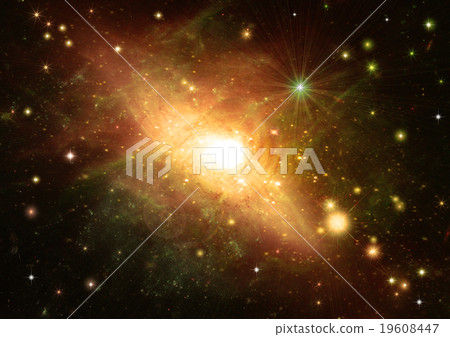 galaxy in a free space 19608447