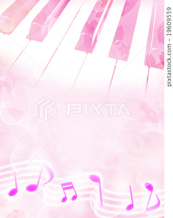 Spring piano - Stock Illustration [19609559] - PIXTA