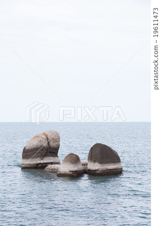 Beach Grandfather Rock 19611473