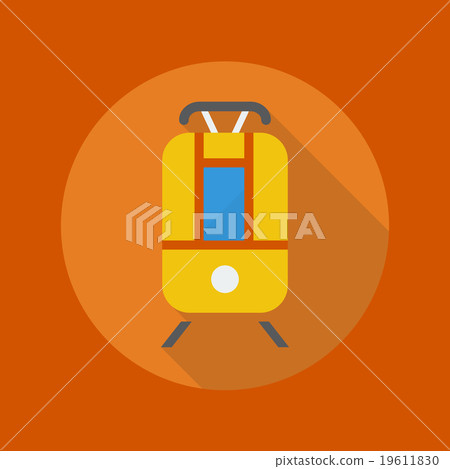 Transportation Flat Icon. Tram 19611830