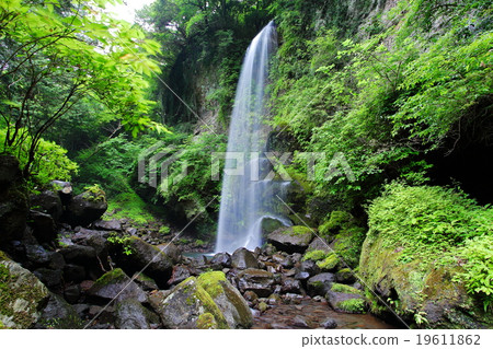 Sunset waterfall 19611862