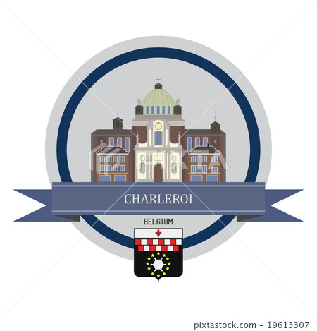 Charleroi ribbon banner Charleroi ribbon banner 19613307