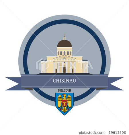 Chisinau ribbon banner Chisinau ribbon banner 19613308