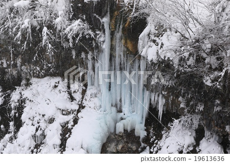 Blue icicle (white beard waterfall) 19613636