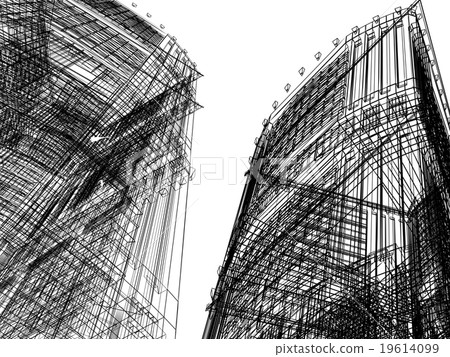 Abstract Building - Stock Illustration [19614099] - PIXTA