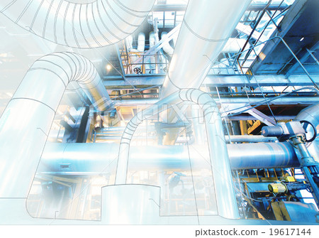 Sketch of piping design mixed 19617144