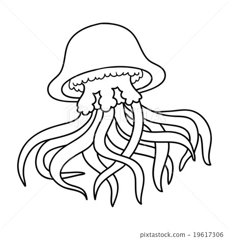 Coloring book (jellyfish) Coloring book (jellyfish) 19617306