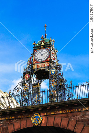 United Kingdom Chester clock tower United Kingdom Chester clock tower 19617967