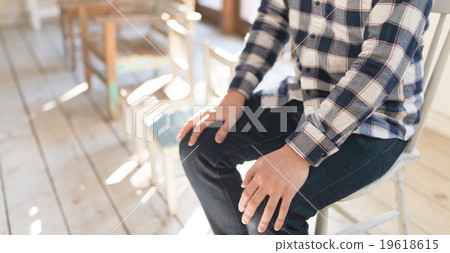 Seated man Seated man 19618615