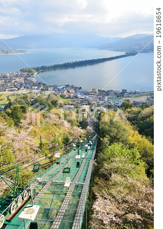 Amanohashidate in spring 19618654