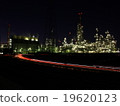 Yokkaichi Plant Night view 19620123