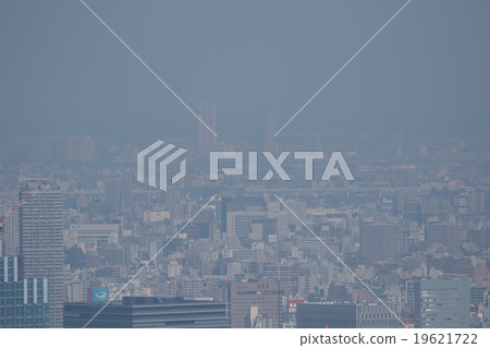 Air Pollution PM 2.5 Pollutant Urban Scenery Skyscraper Group Tokyo Metropolitan Health Damage Pollution Photochemical Smog 19621722