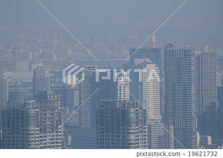 Air Pollution PM 2.5 Pollutant Urban Scenery Skyscraper Group Tokyo Metropolitan Health Damage Pollution Photochemical Smog 19621732