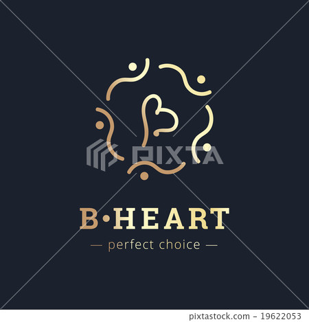 Vector minimalistic elegant B letter logo 19622053