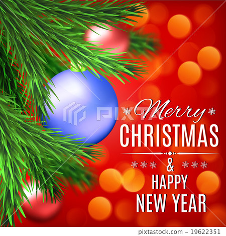 Christmas and New Year card.  19622351