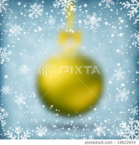 Blurred Christmas Ball. Blurred Christmas Ball. 19622654