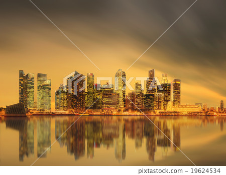 Singapore Skyline and view of Marina Bay Singapore Skyline and view of Marina Bay 19624534
