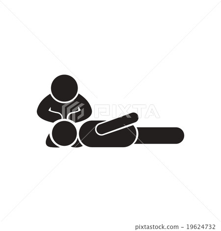 stylish black and white icon first aid stylish black and white icon first aid 19624732