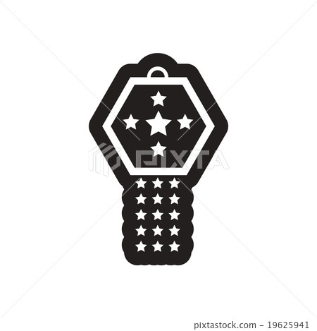 style black and white icon festive garland 19625941