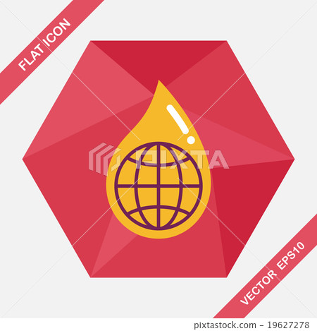 Environmental protection concept flat icon with long shadow,eps1 Environmental protection concept flat icon with long shadow,eps1 19627278