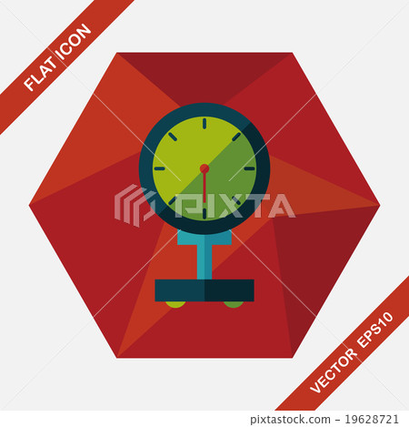 weight scale flat icon with long shadow weight scale flat icon with long shadow 19628721