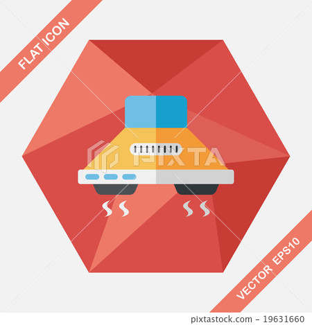 kitchenware range hood flat icon with long... - Stock Illustration ...