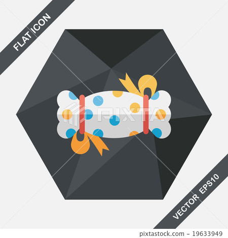 Sweets and candies flat icon with long shadow,eps10 Sweets and candies flat icon with long shadow,eps10 19633949