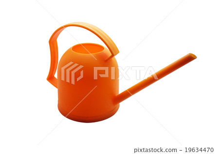 Orange watering plastic can, orange watering plast Orange watering plastic can, orange watering plast 19634470