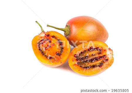 Sliced tamarillo fruits also known as tomato 19635805