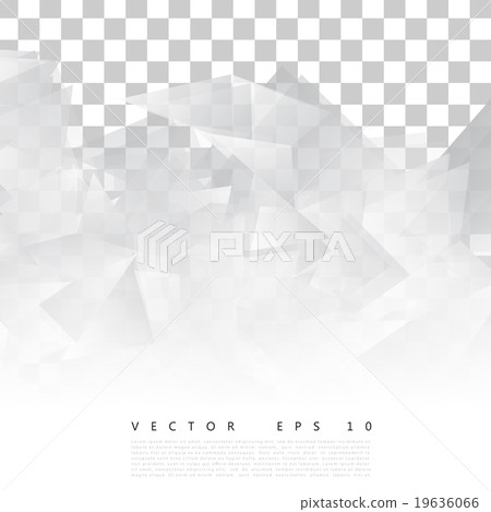 Abstract geometric shape from gray triangle. Abstract geometric shape from gray triangle. 19636066