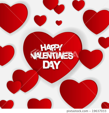 Happy Valentines Day Card. Vector Illustration. - Stock Illustration ...