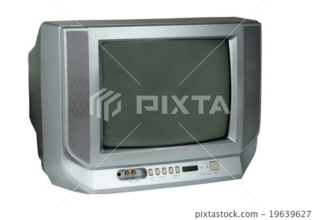 Gray TV isolated Gray TV isolated 19639627