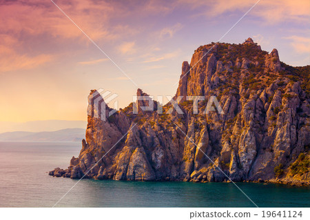 Rocky sea coast Rocky sea coast 19641124