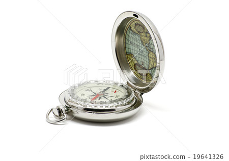 Isolated metallic compass open 19641326