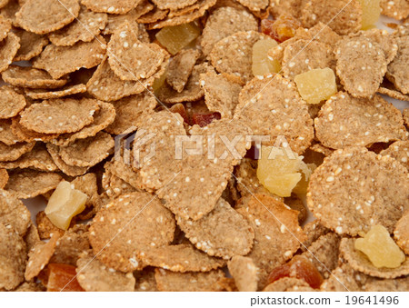 cereal with dried fruit cereal with dried fruit 19641496